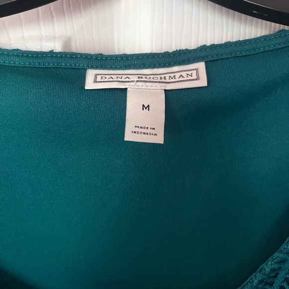 Dana Buchman Elegant Teal Lace‎ Dress size medium - Picture 2 of 3